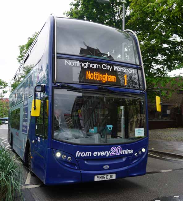 Nottingham Scania N230UD ADL Enviro400 643